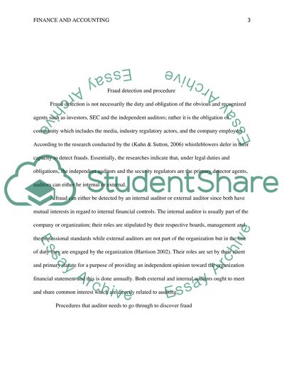 Fraud And Capital Market