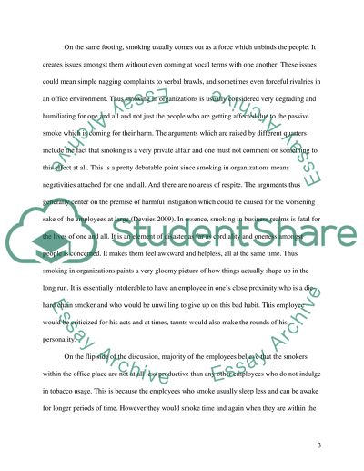 Challenges and Impacts of Tobacco Use on Employers