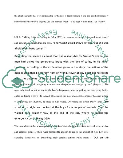 The Responsible Parties for Samuels Death