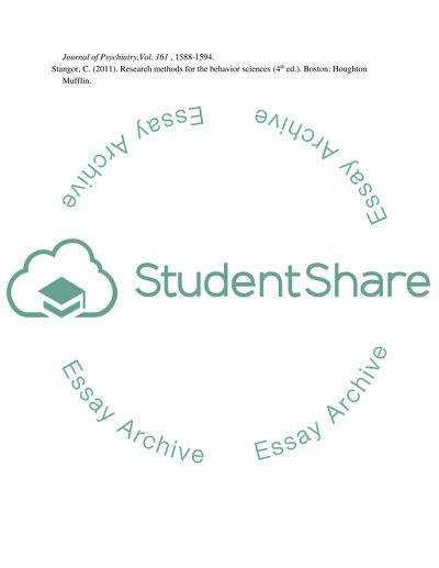 Measures and Reliability and Validity Discussion / External and Internal Validity Discussion