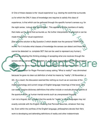 Objective Way of Thinking Using Mathematical Principles