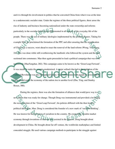 The New Chinese Leadership