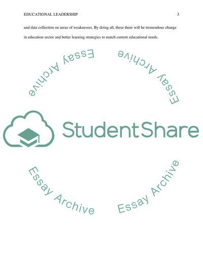 Instructional leadership and curriculum