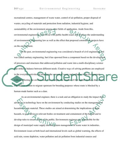 Environmental Engineering and Management