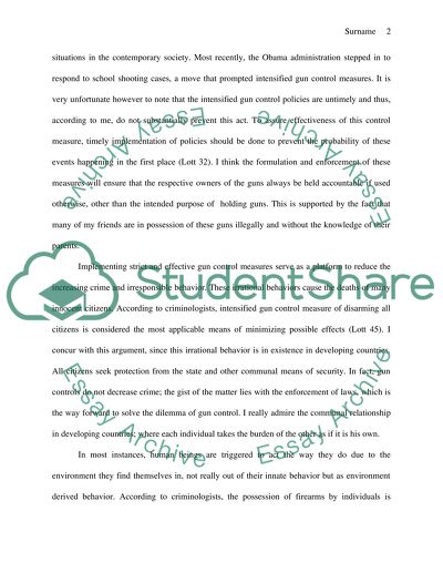 Are gun control policies effective or ineffective