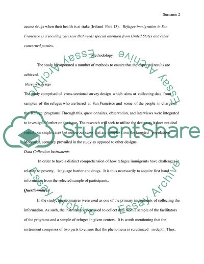 Refugee Immigration Communitys Problem