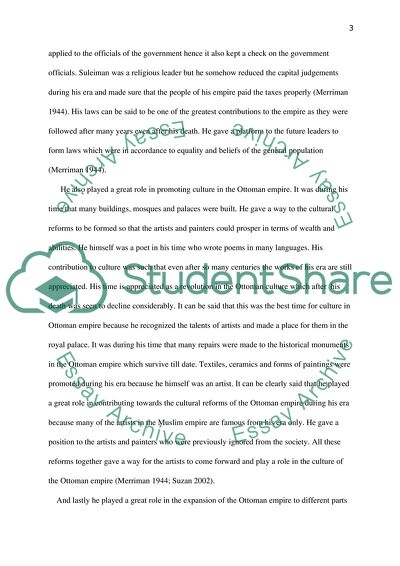 The Greatest Contributions of Suleiman the Magnificent