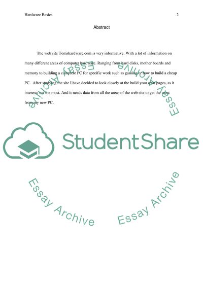 Computer Engineering: Hardware Basics