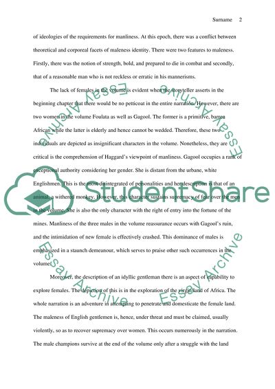 A Gentleman in Haggards Time