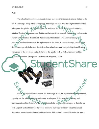 Wheel Nut with Mechanical Locking/Unlocking Device