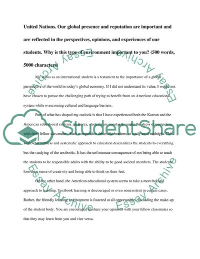 Special characteristic of BU