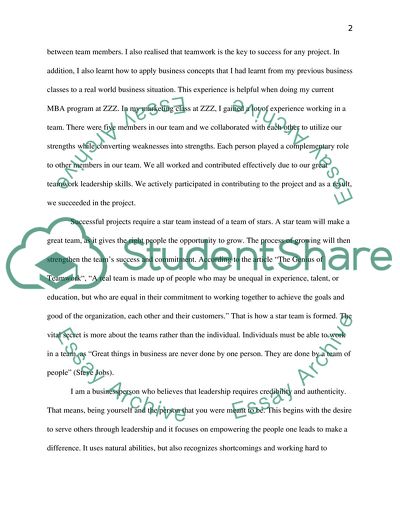 Application for a Business University