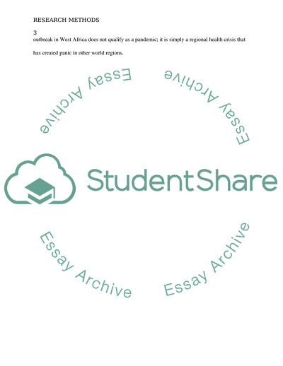 Ebola Outbreak in 2014