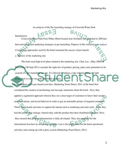 The Pre Launching Strategy Unclenching Water