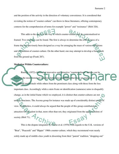 The Creation of Counterculture as a Consumer Market