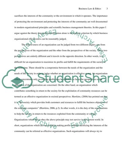 Business Law and Ethics