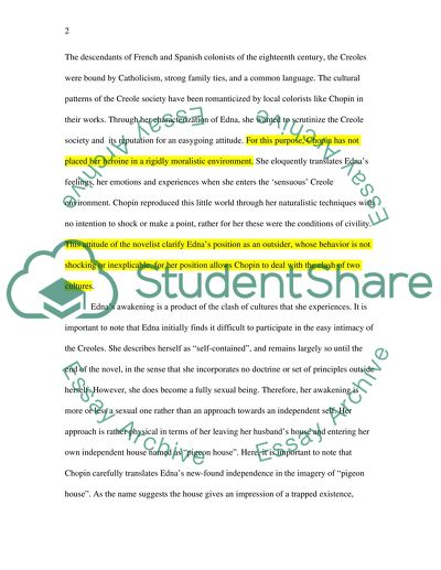 Kate Chopin: Naturalist or Feminist