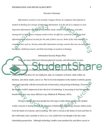 Information Security in Technology