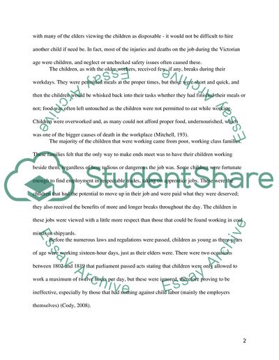 Child Labor in the Victorian Age