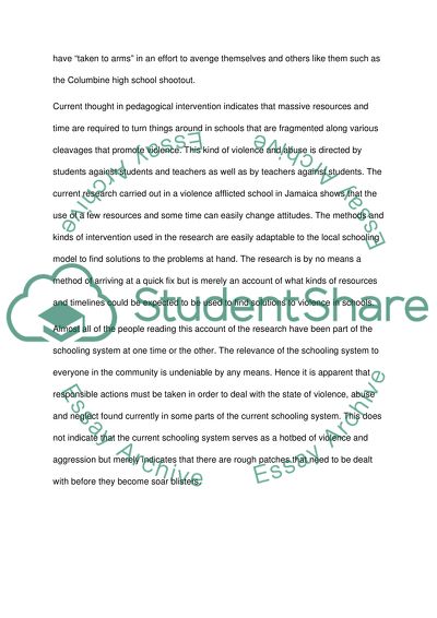 Aggressors and Victims