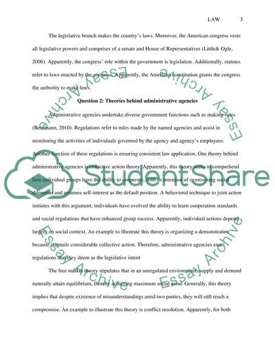 Roles Played by the Legislative, Executive, and Judicial Branches