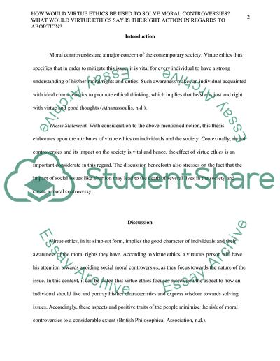 Moral Controversies Are a Major Concern of Contemporary Society