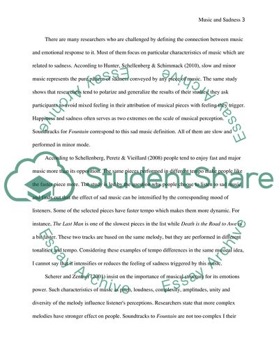 Music that Makes People Sad