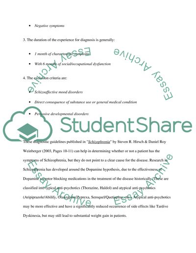Psychological disorders and treament
