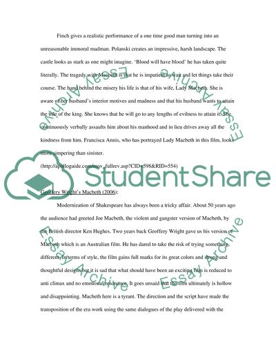 Shakesepeare English Lit