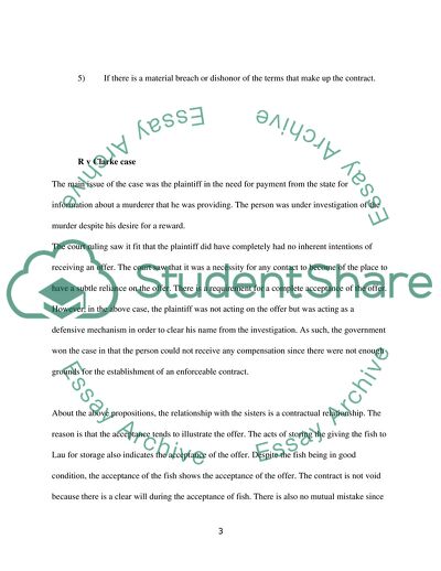 Law of Contract, Agreement and Law of Tort