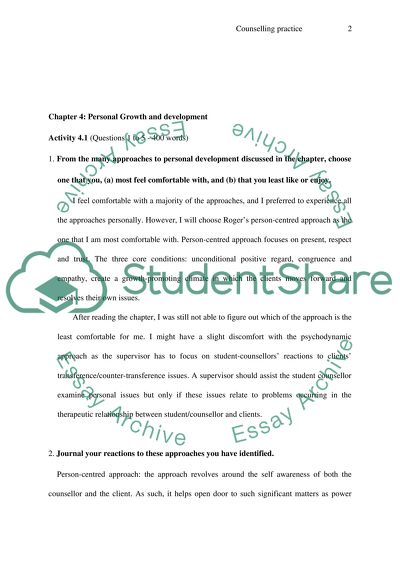 The Practice of Counselling