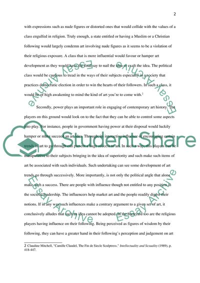 Ways in which contemporary art history engages with issues of difference in class, power, culture, etc