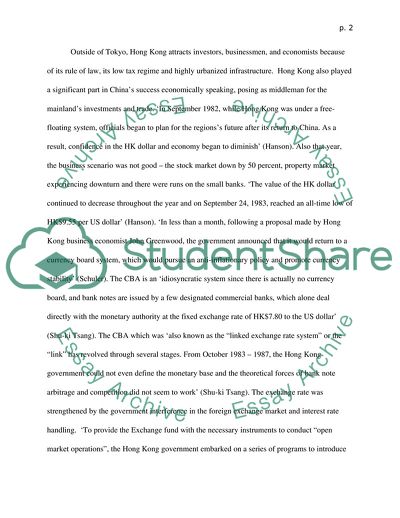What Have Been the Costs and Benefits of Hong Kongs Currency Board System Since 1983