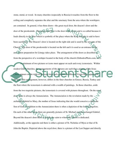 Iconostasis Construction in the Style of Justin