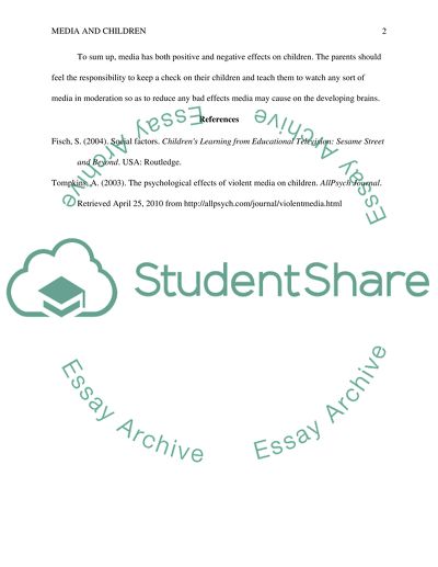 How Does Media Affect Children Psychologically