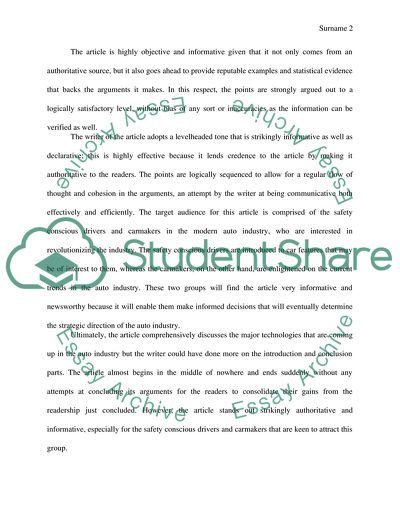 Analyzing Five New Technologies to Make Driving Easier