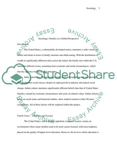 Sociology Families in a Global Perspective