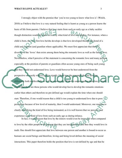 What is Love actually