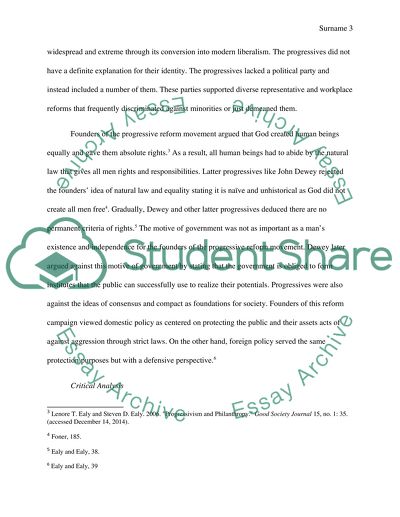 Any American Reform Movements since 1877