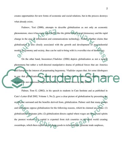 How Has Russia Been Affected by Globalization