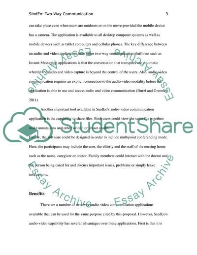 SindEo Two Way Communication