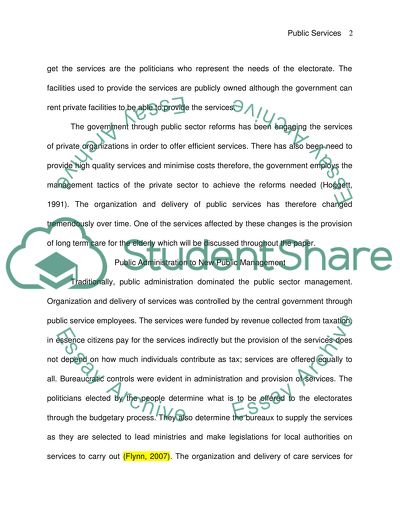 How Have Internal Markets Changed the Organization and Delivery of Public Services