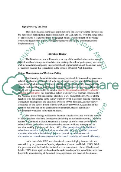 Schools Form the Backbones of the Educational Systems