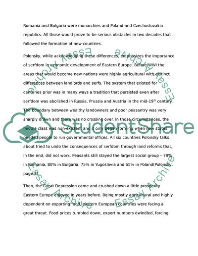 The Little Dictators by Antony Polonsky