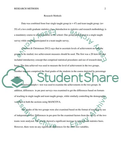 Research Methods CASE5