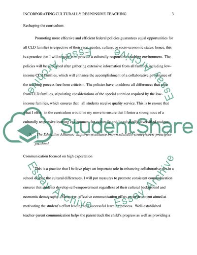 Incorporating Culturally Responsive Teaching