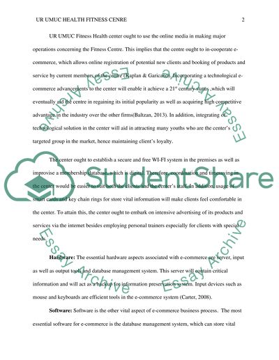 UR UMUC Healthy Fitness Center