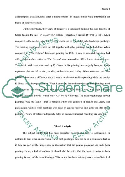 The Oxbow and View of Toledo paintings