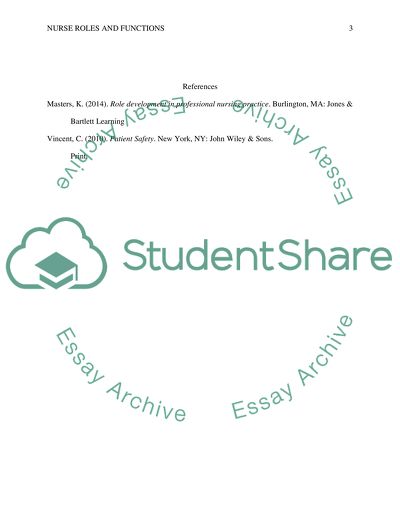 Nurse Roles & Functions