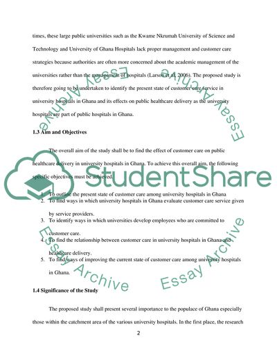 Customer Care for Accelerated Public Health Care Delivery